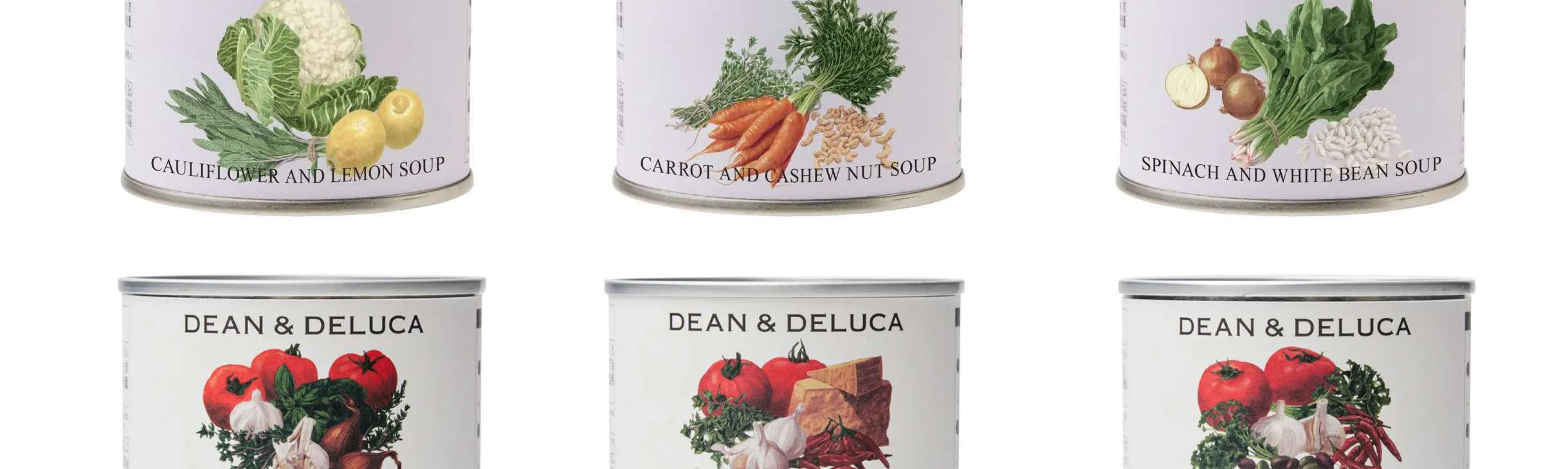 イラスト イラスト 人参とカシューナッツのスープ , カリフラワーとレモンのスープ , ほうれん草と白いんげん豆のスープ , マリナーラパスタソース , ブッタネスカパスタソース , アラビアータパスタソース