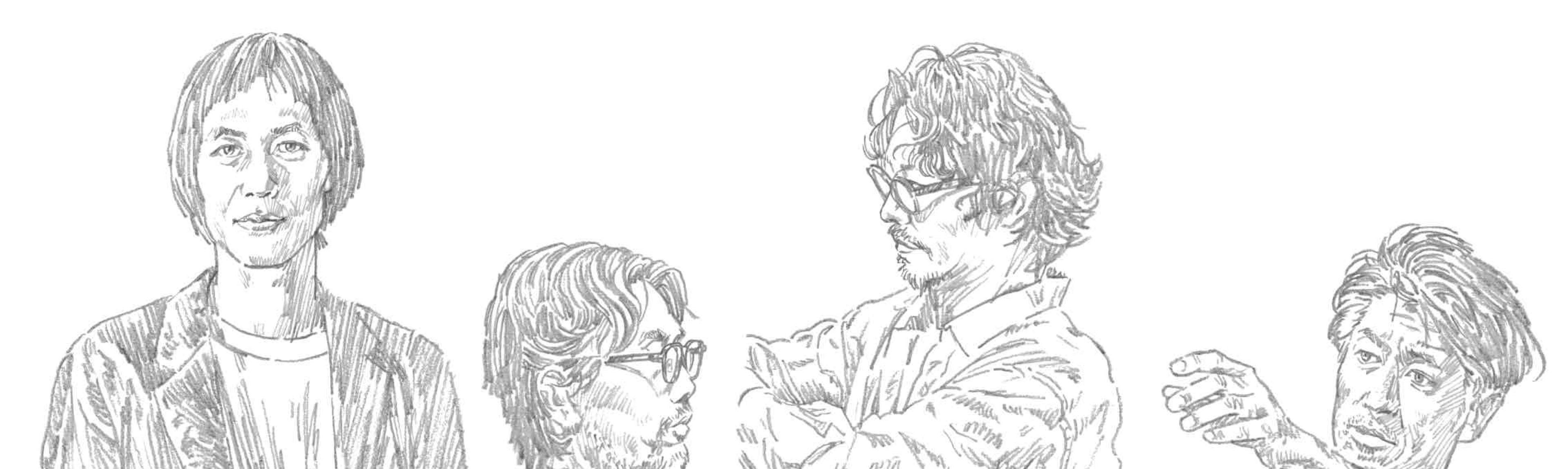 Brooks Brothers FALL & WINTER 2025 MENS COLLECTION「MUST BUY OUTERWEAR DIALOGUE by 4 STYLISTS」WEBサイト イラスト