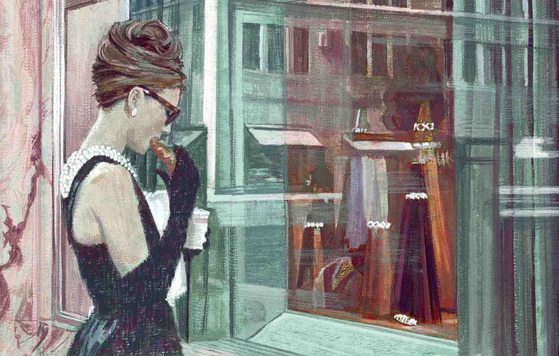 イラスト オードリー·ヘプバーン