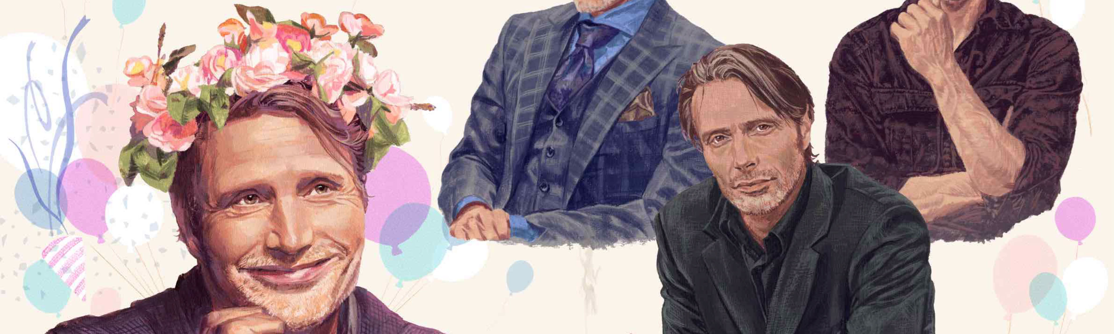 イラスト マッツ・ミケルセン イラストレーション うえむらのぶこ