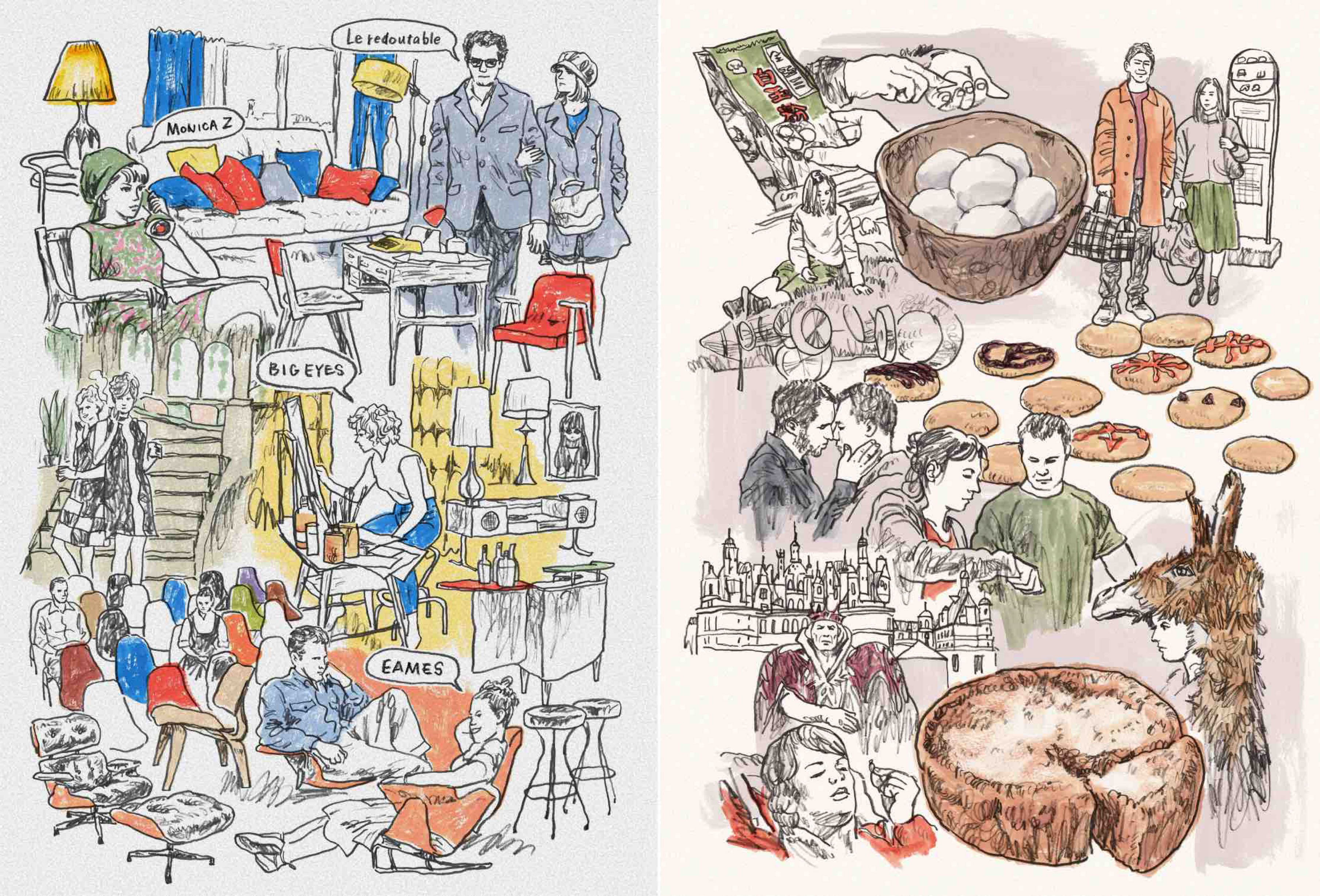 『グッバイ、ゴダール！（ルイ・ガレル , ステイシー・マーティン）』『ストックホルムでワルツを（エッダ・マグナソン）』 『ビッグ・アイズ（エイミー・アダムス）』『ふたりのイームズ：建築家チャールズと画家レイ（チャールズ・イームズ , レイ・イームズ）』『岸辺の旅（浅野忠信 , 深津絵里）』 『彼の愛したケーキ職人（ティム・カルコフ , サラ・アドラー）』 『ロバと王女（カトリーヌ・ドヌーヴ, ジャック・ペラン）』