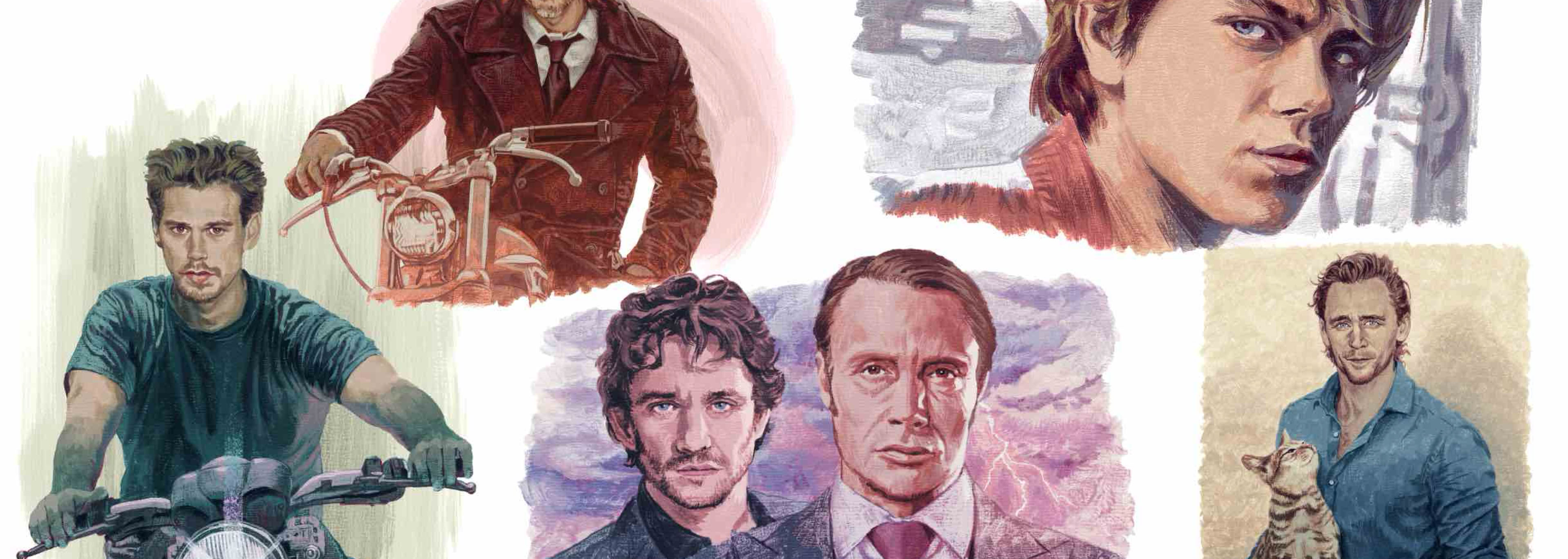 イラスト マッツ·ミケルセン , ヒュー·ダンシー , ジュード·ロウ , ベネディクト·カンバーバッチ , ノーマン·リーダス , セバスチャン·スタン