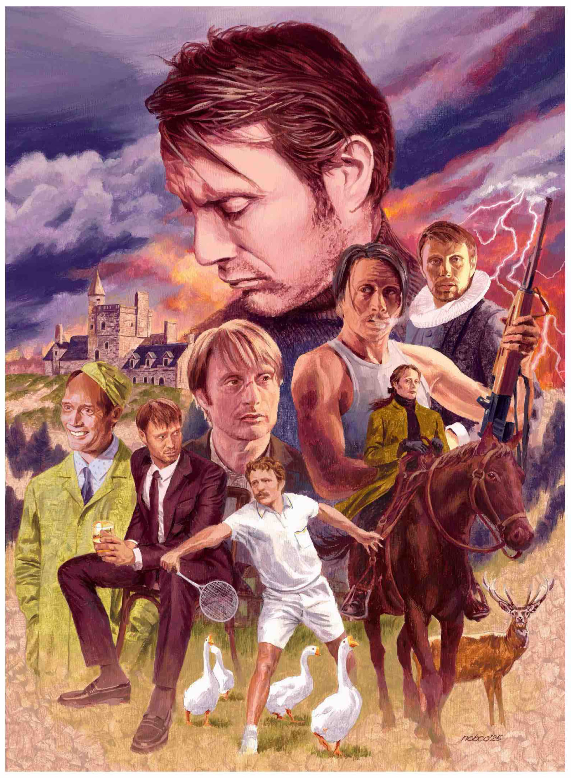 イラスト『ブレイカウェイ』『フレッシュデリ』『アダムズ·アップル』『アフター·ウェディング』 『ロイヤル·アフェア 愛と欲望の王宮』『偽りなき者』『メン＆チキン』